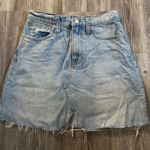Madewell Jean Skirt Size 26